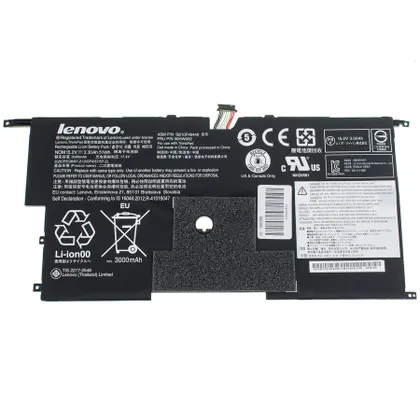 фото, Оригінальна батарея для ноутбука LENOVO 00HW003 (ThinkPad X1 Carbon 3nd Generation 2015) 15.2V 3290mAh 50Wh Black