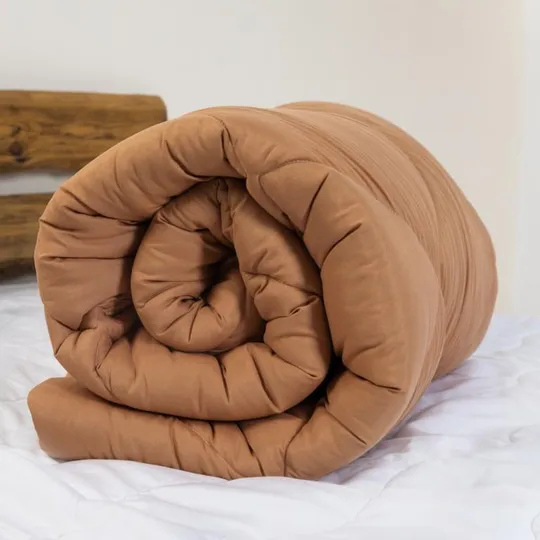 Одеяло полуторное ТЕП Alaska 1-00150-28631 150х205 см бежевое комбинировоное Ціна