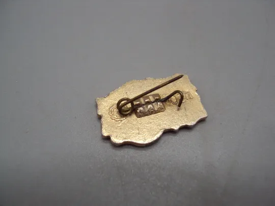 Знак праздник 8 марта цветы Международный Женский день фигурный контурный МЖД ссср №17148 З аукціону