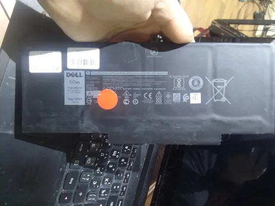 батарея ноутбука f3ygt  стан невідомий зношеність 40% по ходу Ціна