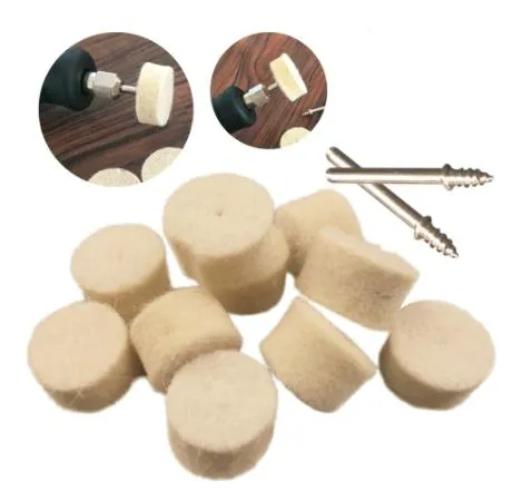 Купити Диск,круг полировальный фетровый,войлочный.D 13мм 10шт+держатель для гравера,бормашин