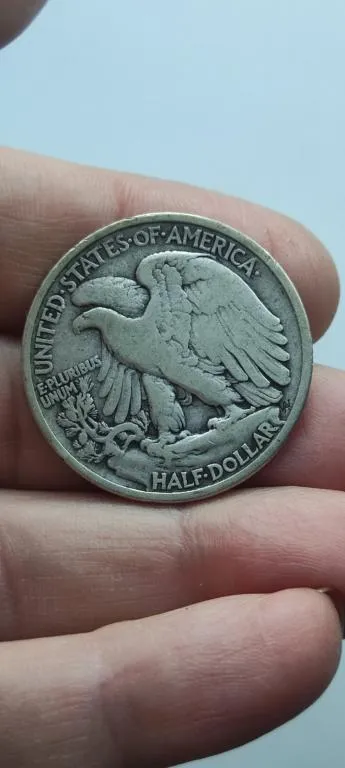 50 центов 1936 года серебро оригинал США bv548. Ціна