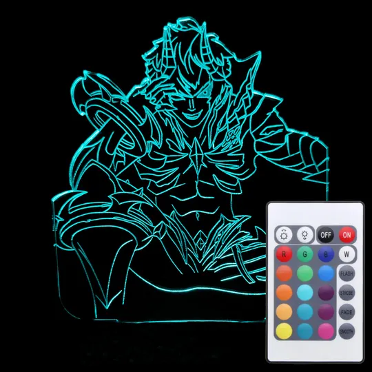 Акриловий світильник-нічник з пультом 16 кольорів Даріус tty-n001169 Ціна