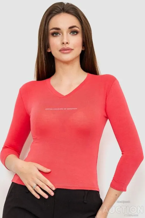 Кофта женская укороченная, цвет коралловый, 186R651 Ціна