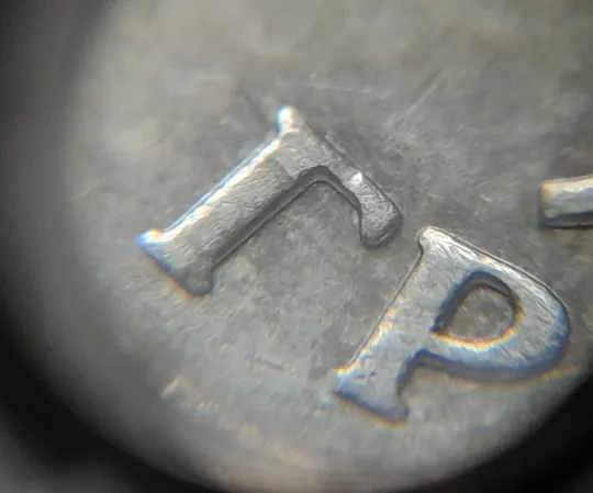 (4738) 1 гривня 2014 значне здвоєння на аверсі, двійний удар (1 гривна 2014 брак) З аукціону