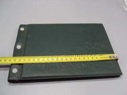 Купити Альбом коллекционера для открыток, конвертов и фотографий ссср 20 листов размер 17х23,6 см №15179