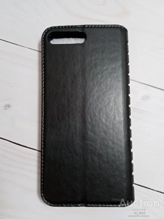 Чохол-книжка Leather Folio (high copy) для Huawei Y6 2018  чорний З аукціону