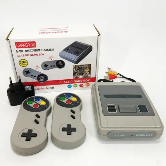 Игровая приставка с беспроводными джойстиками 3000 игр LH-35, Приставка игровая с удаленным управле Характеристики