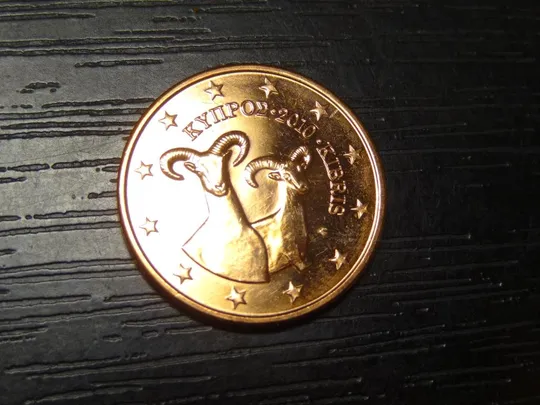 5 євроцентів 2010 Кіпр UNC рідкісна Ціна