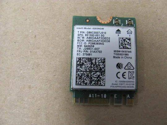 номер0600-19 WI-FI модуль  8265NGW 01AX702 для Lenovo ThinkPad T480S T580 оригінал Ціна