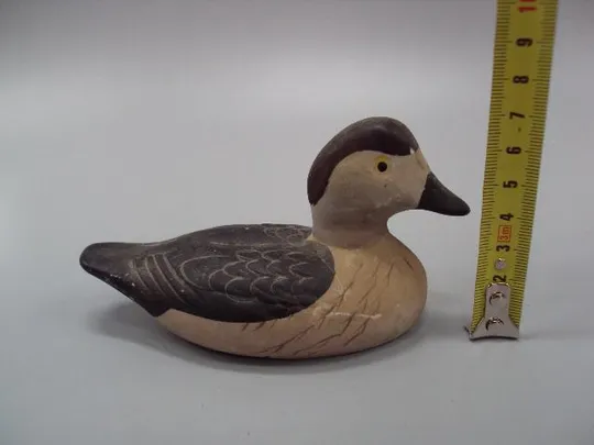 Купити Фигура керамика статуэтка утка сезелень уточка высота 7 см, длина 12,5 см №13134