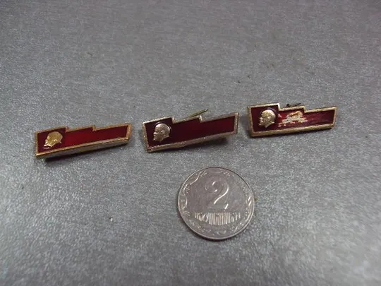 знак ленин флаг лот 3 шт №4448 Ціна