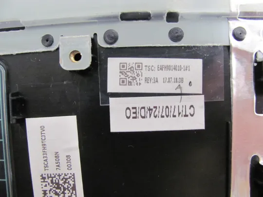 418-2  Кришка панель палмрест та тачпад EAFH9014010 для  FUJITSU A555 A557  оригінал Де купити