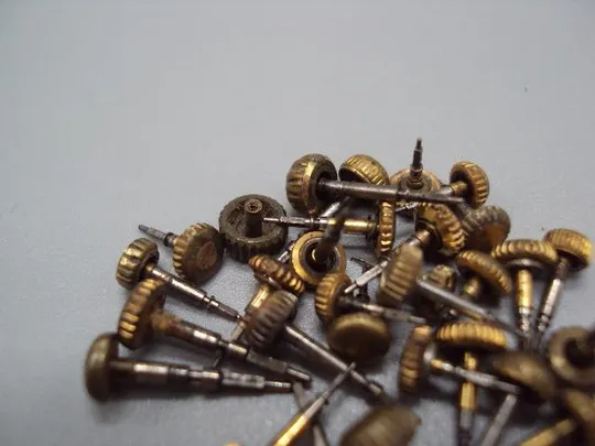 Головки для наручных часов головка позолота лот 34 шт №14602 Характеристики