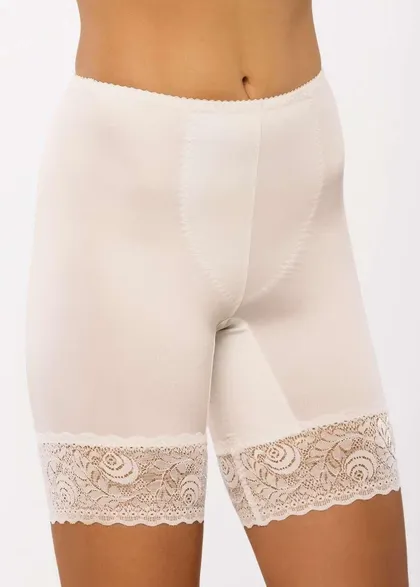 фото, Панталони стягувальні шорти Афіна 029 з високою лінією талії шампань молочні L