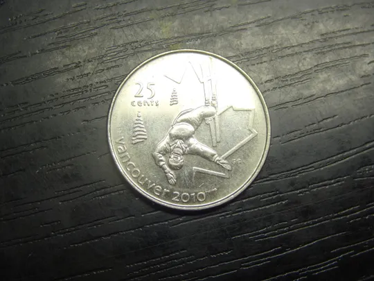 25 центів 2008 Канада Ванкувер 2010 - Фрістайл Ціна
