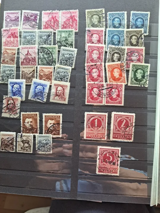 Марки Хопватии и Словакии периода 3 Рейха Характеристики