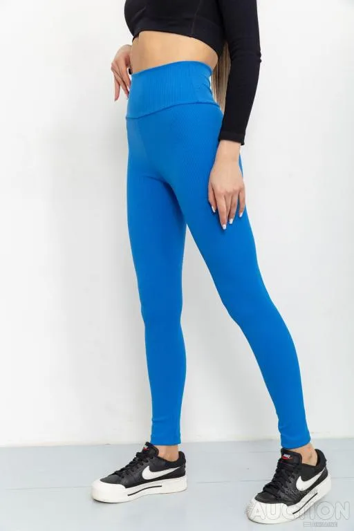 Лосины женские в рубчик, цвет джинс, 205R606 Продаж