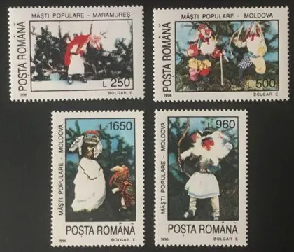 фото, Румыния Искусство Маски Костюмы Молдовы 1996