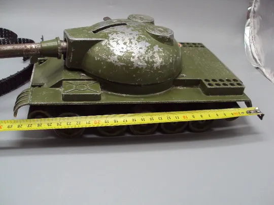 Детская игрушка модель танк большой металл тяжелый, стреляет 11,5 х 28,5 х 40,5 х 15,8 см №15537 З аукціону