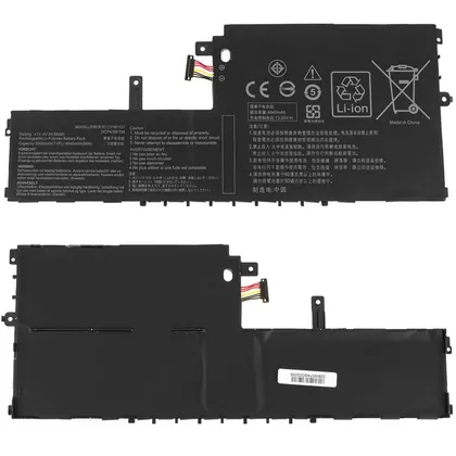 фото, Батарея для ноутбука ASUS C31N1721 (EeeBook E406SA, E406MA) 11.4V 5000mAh 56Wh Black