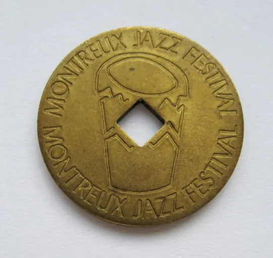 Купити ЖЕТОН = 2 Jazz - Montreux Jazz Festival = Жетон джазового фестивалю в Монтре - ШВЕЙЦАРІЯ