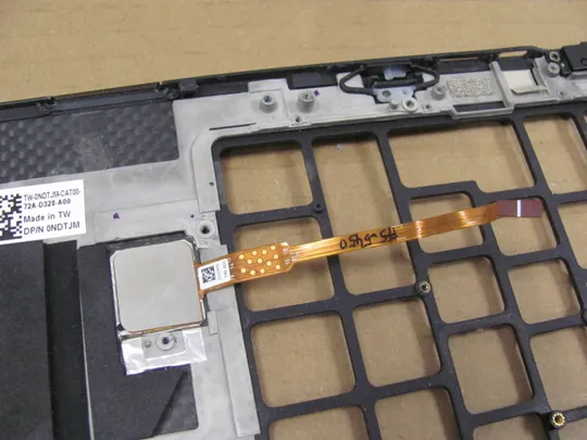 753-48  Кришка панель палмрест 0NDTJM AQ1QS000240 для Dell XPS 13 9365 x360 оригінал Де купити