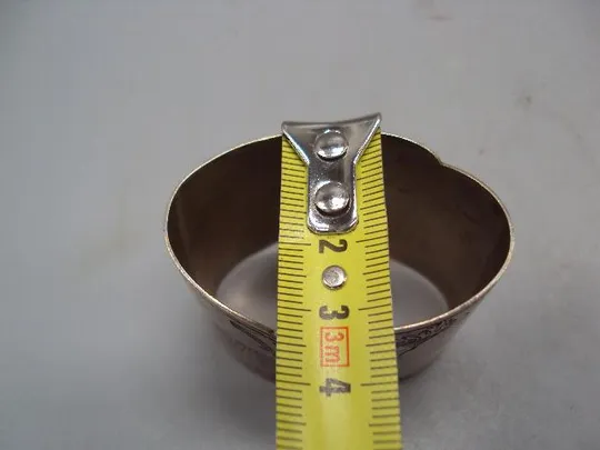 Купити Сервировочное кольцо для салфеток кольцо для сервировки серебро 84 проба ПА вес 39,59 г №311