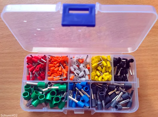 Набір наконечників втулкових ізольованих 400 шт Ціна