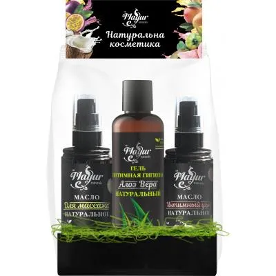 Набор косметики Mayur Гель для инт. гигиены + Масло для массажа + Масло инт. (2200160400384) Ціна