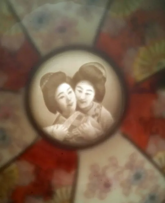 Сервіз на дві персони Дві Гейші порцеляна літофанія Японія Yf 04 Інтернет-аукціон