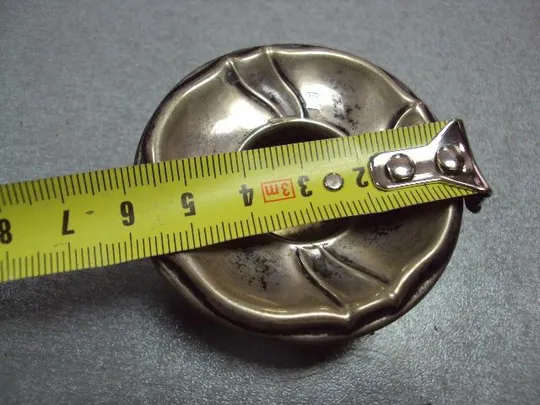 Деталь подсвечник верхняя часть верхушка серебро 800 проба вес 14,12 г размер 2,4 х 5,9 см №13572 З аукціону