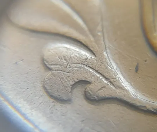 (5081) 50 копійок 1992 1ААк зминання елементів зображення на аверсі (50 копеек 1992 1ААк брак) Продаж