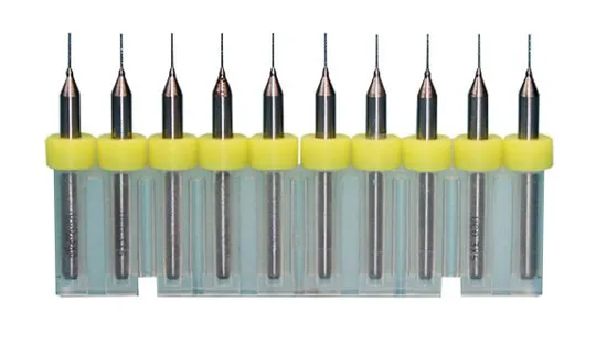 Сверла твердосплавные 0.8 мм. для печатных плат. Карбид вольфрама. Де купити