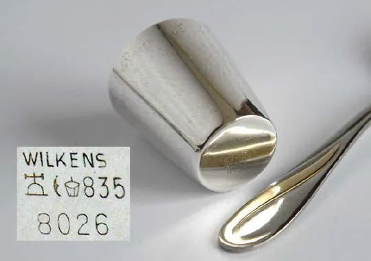 Срібна склянка стопка стаканчик №3 835 проба Germany Де купити