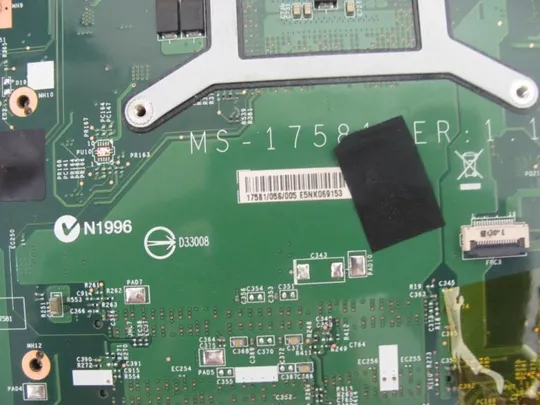 №298-25 материнська плата для MSI MS-1758 CX70 GP70 оригінал Де купити