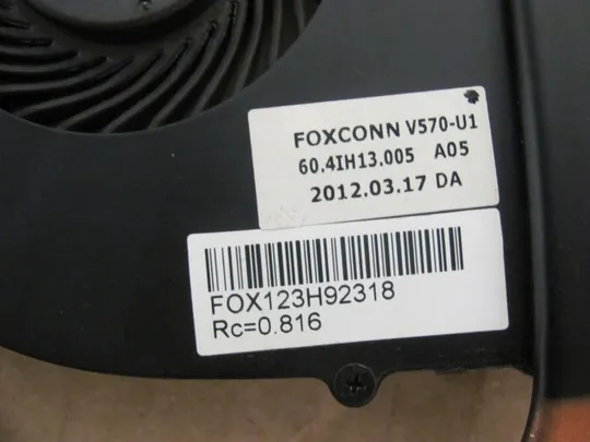 номер0273-29 система охолодження Охолоджувальна система Кулери та системи охолодження Охолодження материнської плати cooling system  60.4IH13.005 для Lenovo IdeaPad B570 B570E Z570 V570 Оригінал Продаж