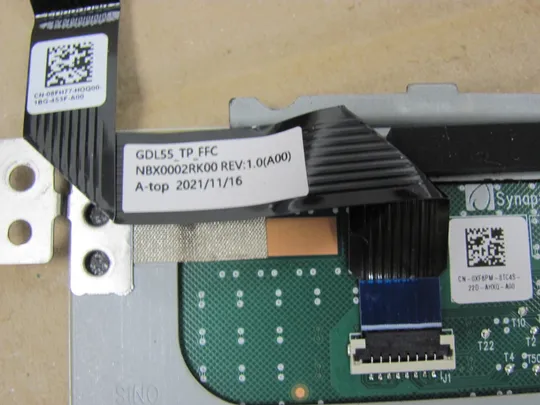667-8 тачпад 09G46W 08fww0 NBX0002RK00 08FH77 для Dell Inspiron G15 5510 5511 5515  5520 5521 5525 оригінал Інтернет-аукціон