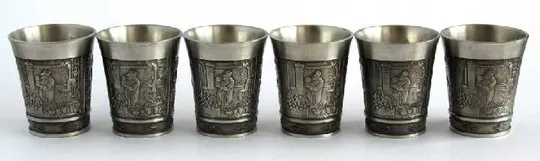 Келихи Spitzweg 6 шт по 120 мл олово VOGEL Germany Де купити