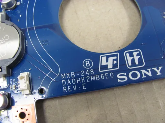 410-9 материнська плата DA0HK2MB6E0  для  SONY VAIO  PCG-71912  оригінал Інтернет-аукціон