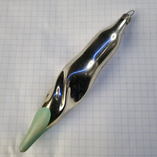 Елочная игрушка "сосулька" из металла и декоративным переходом Де купити