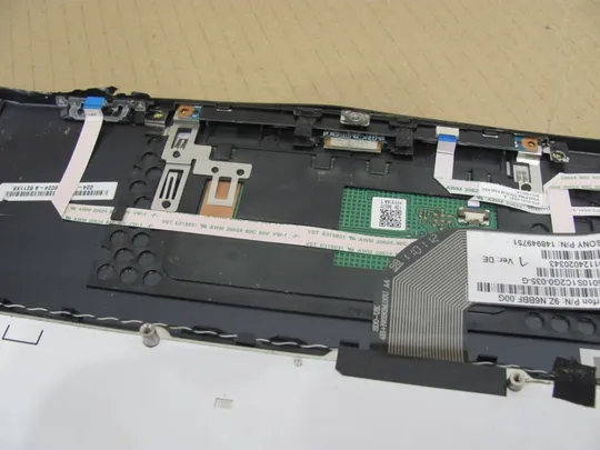 номер0070-37 Кришка панель палмрест тачпад клавіатура 9Z.N6BLF.101 9Z.N6BBF.00G для SONY PCG-41213M VPC5B1B9E оригінал З аукціону