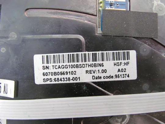 №253-3 панель палмрест та тачпад 6070B0569102 684338-001 для HP PROBOOK 6470b 6475b оригінал Характеристики