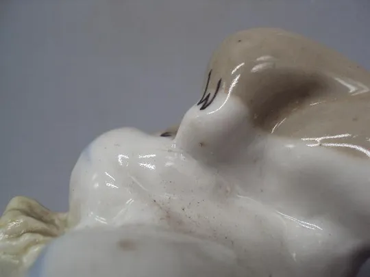 Фигура фарфор статуэтка ЛЗФИ хорек сурок ласка горностай высота 9 см, длина 9 см под реставрацию №38 Інтернет-аукціон