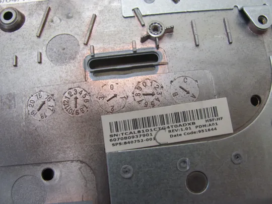 номер0933-7 кришка панель корпус топкейс палмрест тачпад 840752-001 6070B0937901 для HP 650 G2 655 G2 G3 оригінал в Україні