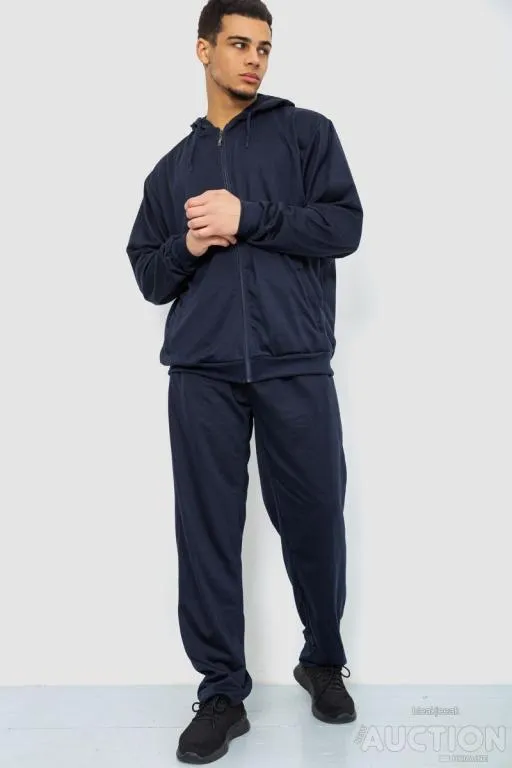 Спорт костюм мужской, цвет темно-синий, 244R9111 Ціна