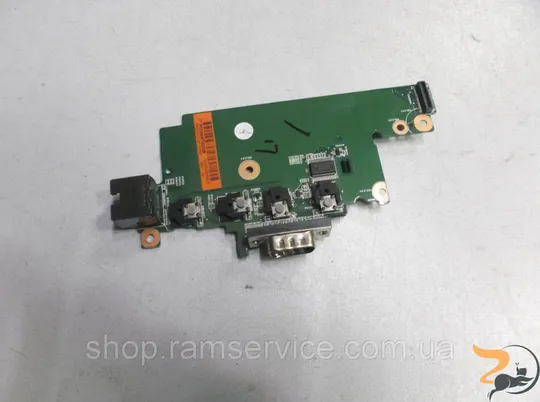 Плата медіа кнопок, ethernet порт, VGA порт для ноутбука HP Probook 6560B, б/в Ціна