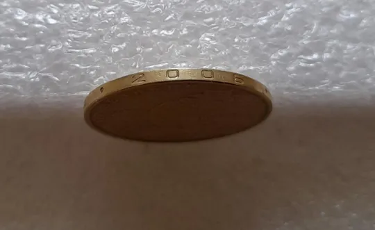 (3689) 1 гривня 2006 попадання стороннього предмету при чеканці (1 гривна 2006 брак раковина) Інтернет-аукціон