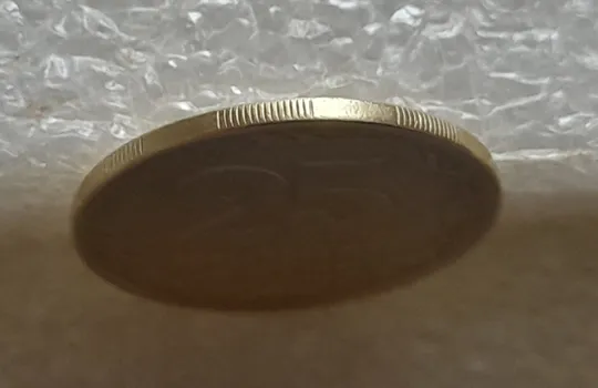 (7121) 25 копійок 1994 1БВм поворот (порушення соосності) (25 копеек 1994 1БВм брак сдвиг) Де купити