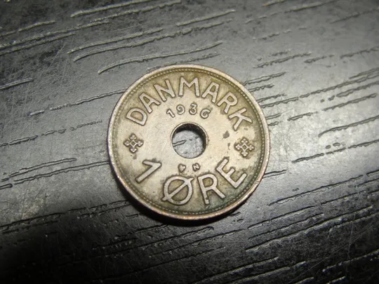 1 оре 1936 Данія Ціна